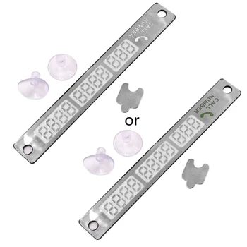 Multifuncional, Temporário, Bonito e Divertido: Um Toque de Personalidade para Seu Veículo 13 Temporary Car Parking Stickers Card Phone Number License Plate Stop Sign Plate