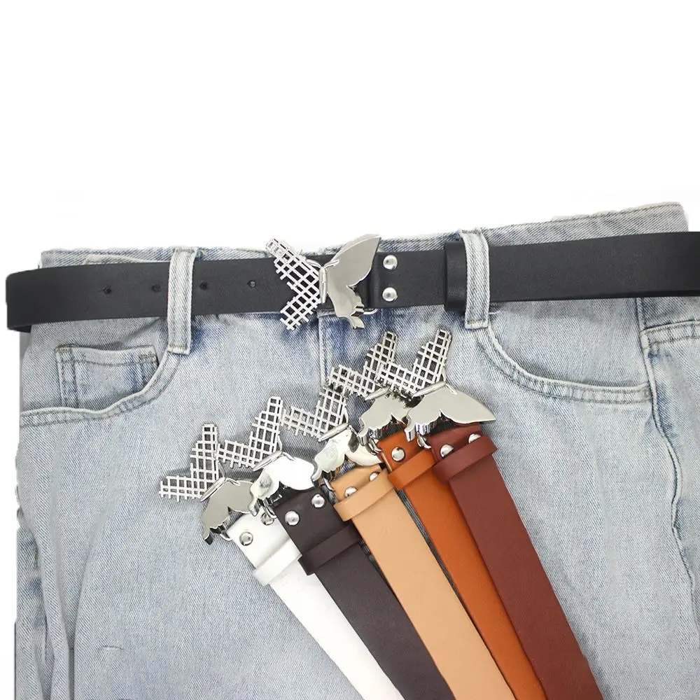 Ins Metal Buckle Butterfly PU Leather Wide Side Hollow Korean Waistbands Women Waist Belts Men Waist Belts Dress Decoration
Ins Metal Buckle Butterfly PU Leather Wide Side Hollow Korean Waistbands Women Waist Belts Men Waist Belts Dress Decoration