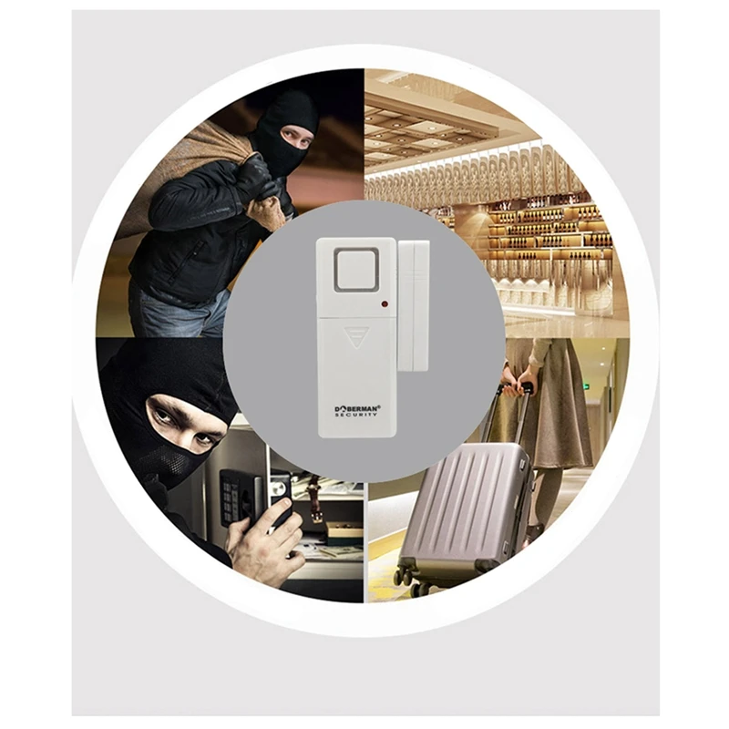 DOBERMAN SECURITY 1Set Door Magnetic Alarm Store High Decibel Alarm Children's Door Opening Reminder
DOBERMAN SECURITY 1Set Door Magnetic Alarm Store High Decibel Alarm Children's Door Opening Reminder