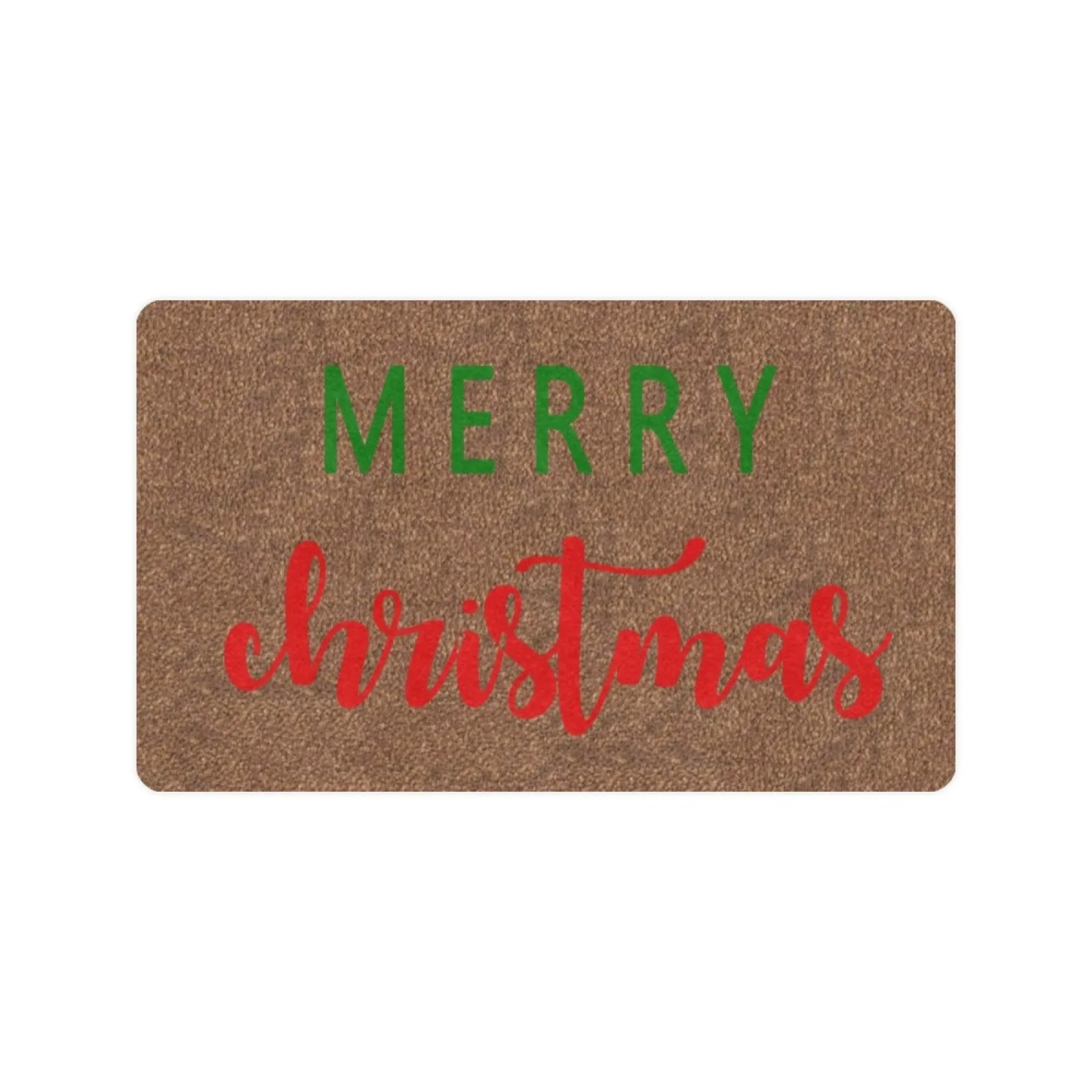 

Merry Christmas Doormat Outdoor Porch Patio Front Floor Door Mat Holiday Rug Decor New Year Christmas Home