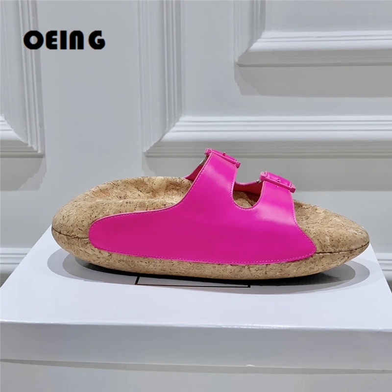 Women Men's Chunky-sole Flip Flops Round Toe Platform Mules Unisex Casual Beach Slippers 2023 Slip-on Leather Upper Flats Big 45
Women Men's Chunky-sole Flip Flops Round Toe Platform Mules Unisex Casual Beach Slippers 2023 Slip-on Leather Upper Flats Big 45