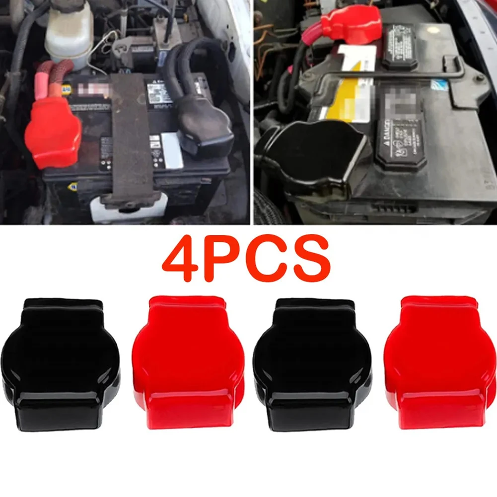 4PCS Universal Battery Terminal Rubber Covers Fits For Car Vehicles RV Boat Red & Black PVC Cap For Positive And Negative
4PCS Universal Battery Terminal Rubber Covers Fits For Car Vehicles RV Boat Red & Black PVC Cap For Positive And Negative