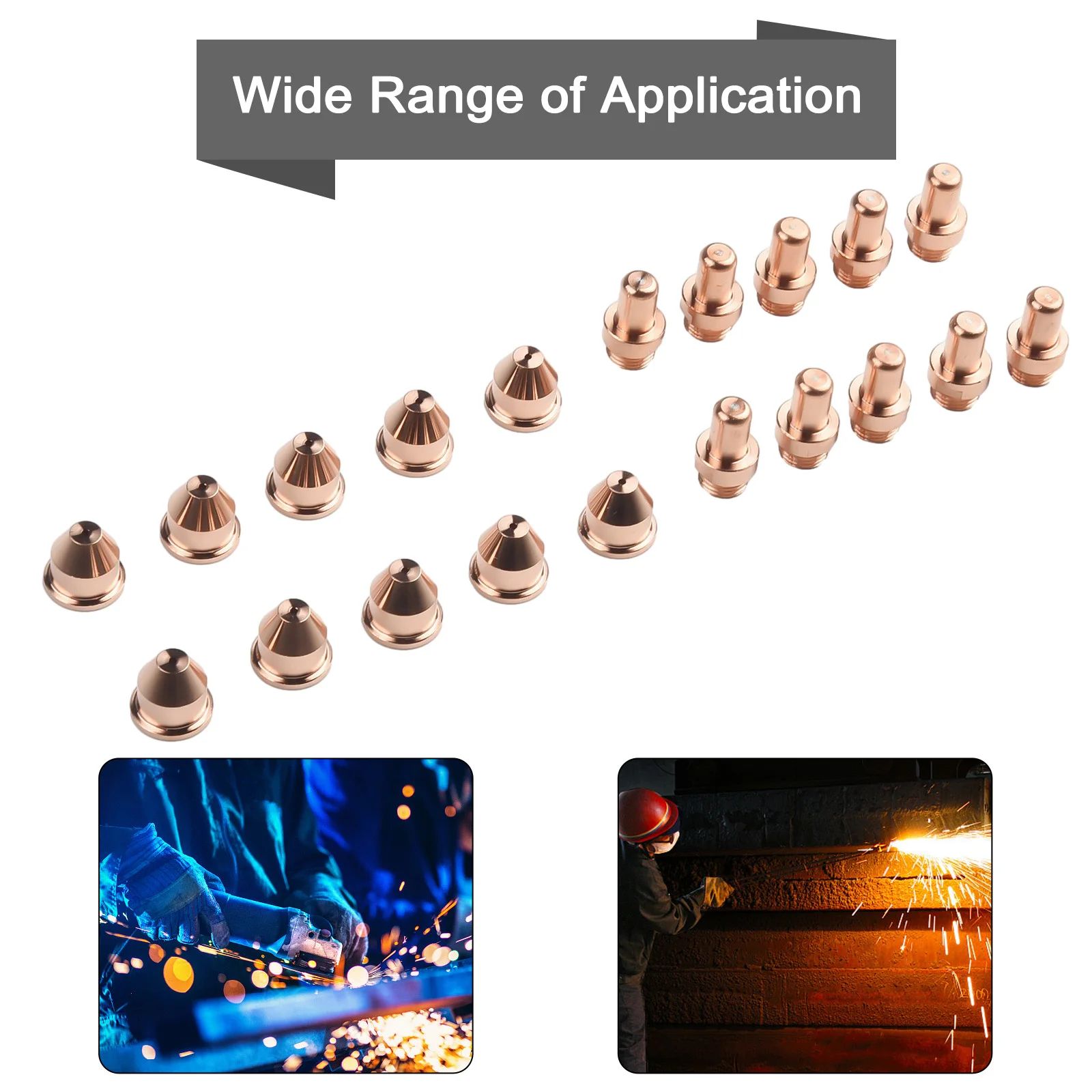 Plasma Cutting Torch 20pcs CB70 Plasma Cutting Torch Electrodes Tips 70A for Eastwood Versa Cut 60A Durable Construction
Plasma Cutting Torch 20pcs CB70 Plasma Cutting Torch Electrodes Tips 70A for Eastwood Versa Cut 60A Durable Construction