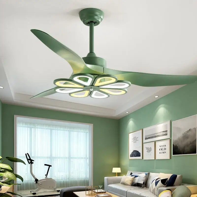 Green White Black Flowers Ceiling Fans With Light Led 110V 220V Remote Control Hanging Lights For Living Room Led Lamp With Fan
Green White Black Flowers Ceiling Fans With Light Led 110V 220V Remote Control Hanging Lights For Living Room Led Lamp With Fan
