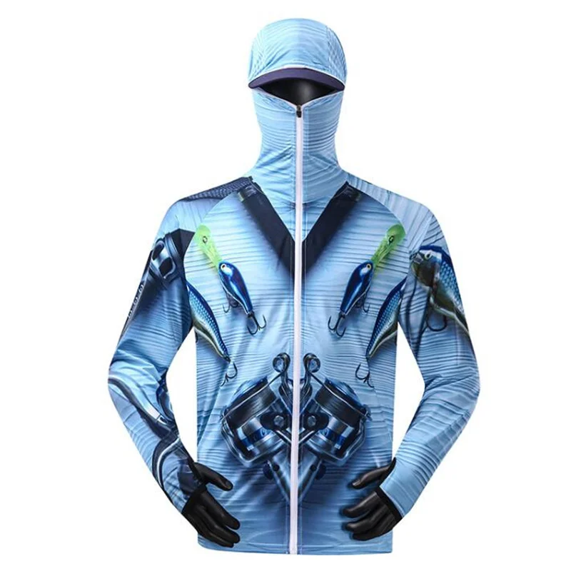 2023 Anti-UV Sunscreen Fishing Jersey Sun Protection Clothes Professional Fishing Hoodie With Mask Fishing Jersey
2023 Anti-UV Sunscreen Fishing Jersey Sun Protection Clothes Professional Fishing Hoodie With Mask Fishing Jersey