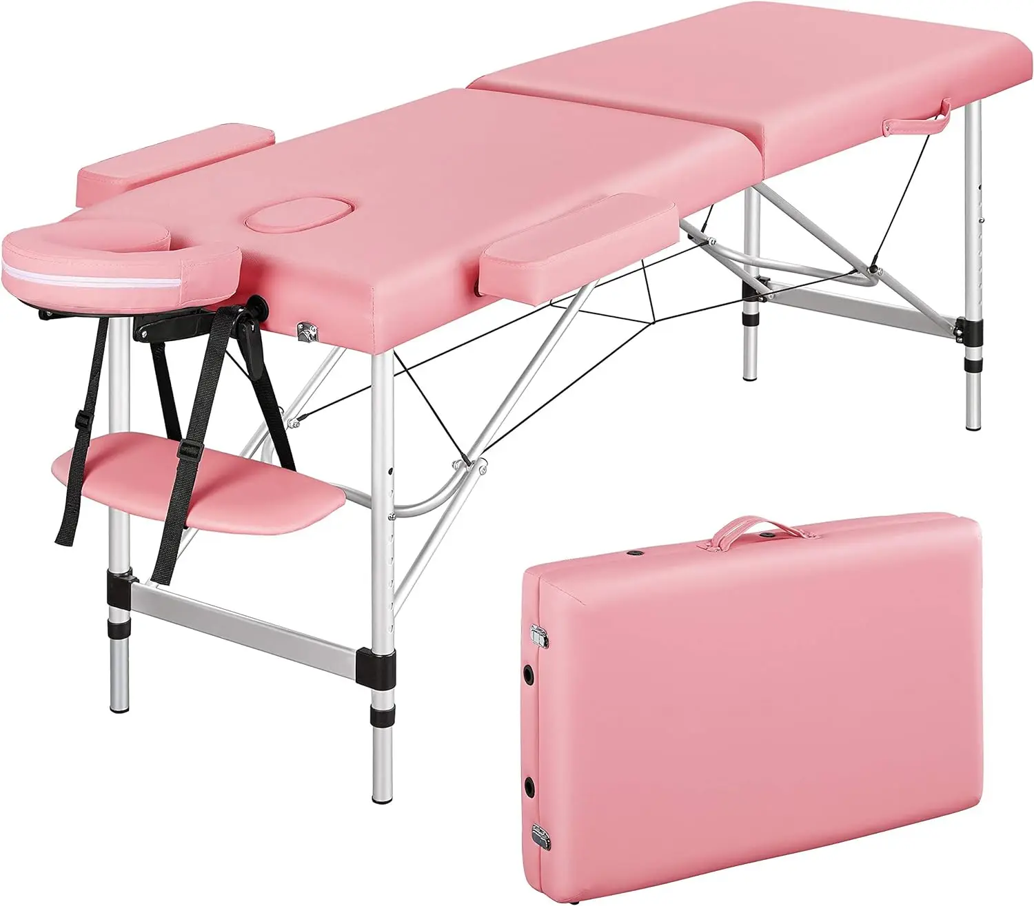 Massage Tables Portable Spa Bed Aluminum Facial Tattoo Bed Lash Bed for Eyelash Extensions Pink
Massage Tables Portable Spa Bed Aluminum Facial Tattoo Bed Lash Bed for Eyelash Extensions Pink