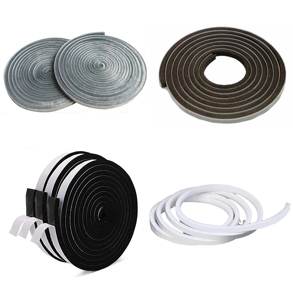 10M Sealing Strip Draught Excluder Brush Pile Seal Film Self Adhesive For Window Door Bottom Guard Home Decoration Accessories
10M Sealing Strip Draught Excluder Brush Pile Seal Film Self Adhesive For Window Door Bottom Guard Home Decoration Accessories