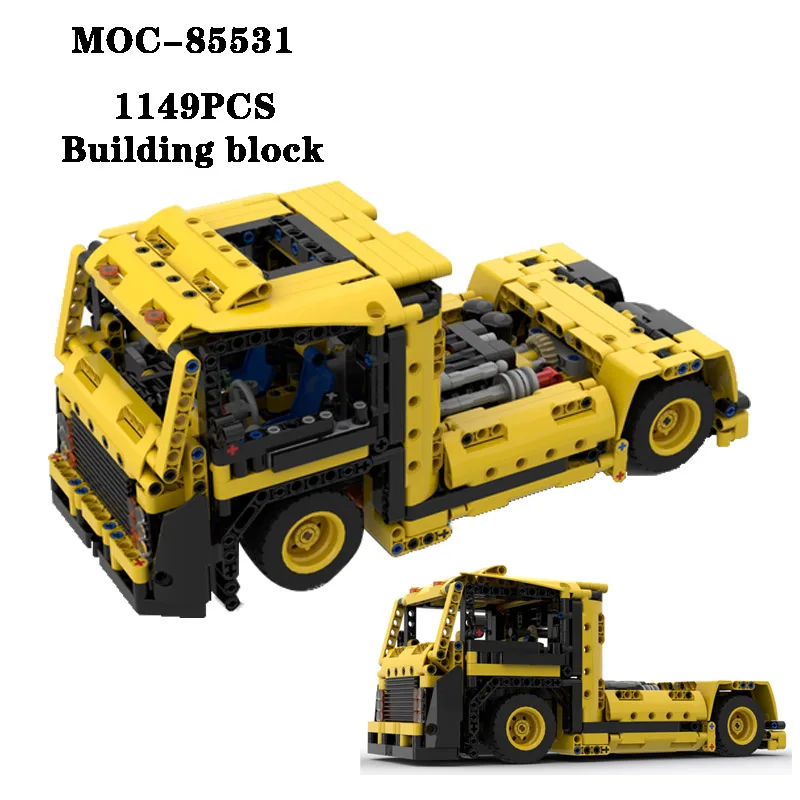 

Classic MOC-85531 Building Block Racing Truck High difficulty Assembly Building Block Adult and Children Education Toy Gift