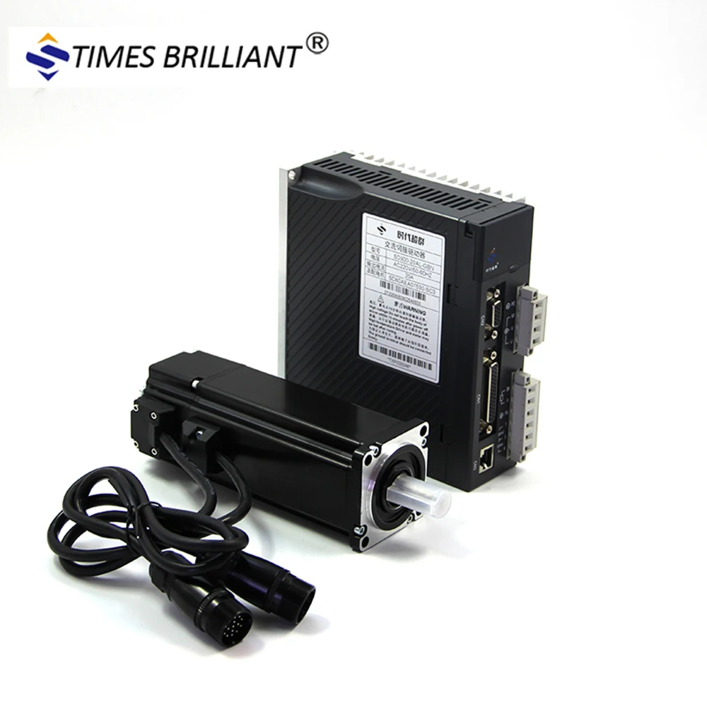 

Servo Motor with Driver 3phase 220v 750W 1kw 1.2kw 1.5kw 1.8kw 2kw 2.3kw 2.6kw Ac Motor