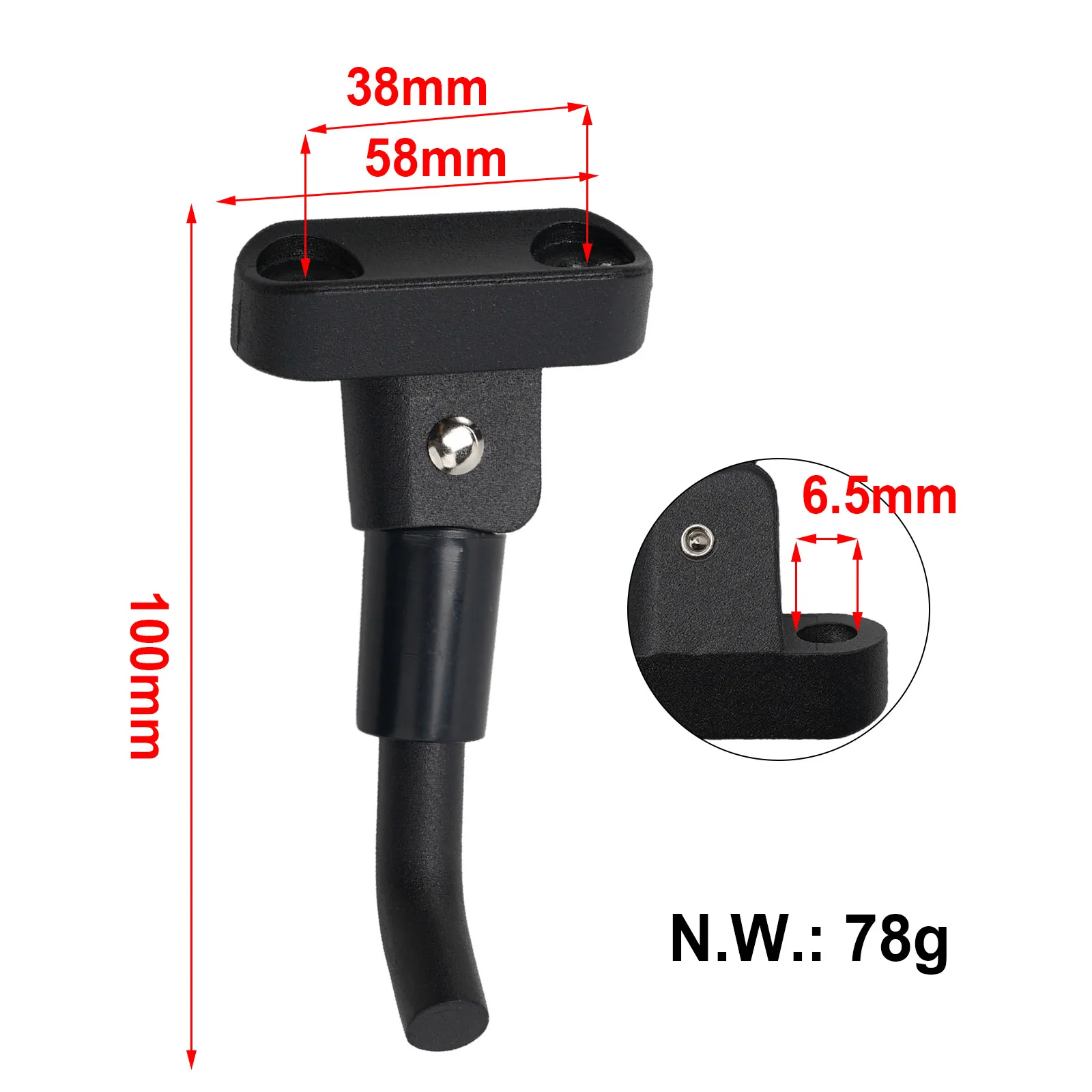 Parking Stand Foot Support Black Cycling Spare Parts Electric Scooter Accessories Metal With Screws For Ninebot F20/F25/F30/F40
Parking Stand Foot Support Black Cycling Spare Parts Electric Scooter Accessories Metal With Screws For Ninebot F20/F25/F30/F40