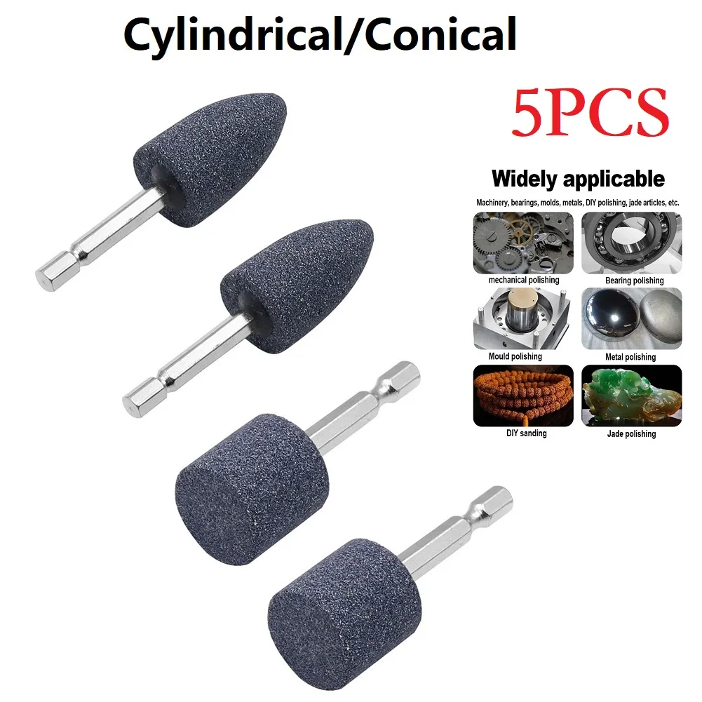 5PCS Grinding Head Hexagonal Shank Grinding Wheel Sharpening Head Brown Corundum Grinding Head Portable Grinding Drill Tool
5PCS Grinding Head Hexagonal Shank Grinding Wheel Sharpening Head Brown Corundum Grinding Head Portable Grinding Drill Tool