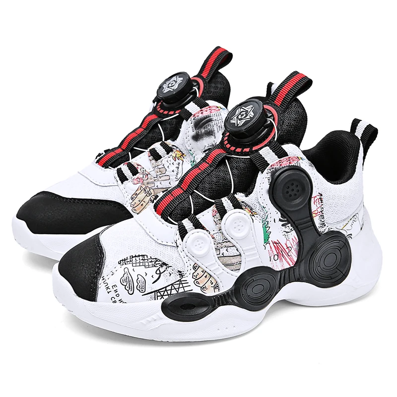 Brand Boys' Basketball Shoe Sports Shoe Breathable High Quality Non slip Children's Basketball Shoe
Brand Boys' Basketball Shoe Sports Shoe Breathable High Quality Non slip Children's Basketball Shoe