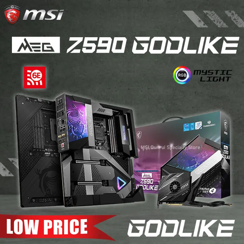 Материнская плата MSI Мег Z590 GODLIKE LGA1200, поддержка 10-го 11-го поколения, процессоры Intel Z590, материнская плата DDR4, USB, 128 ГБ, для настольного компьютера, Z590
Материнская плата MSI Мег Z590 GODLIKE LGA1200, поддержка 10-го 11-го поколения, процессоры Intel Z590, материнская плата DDR4, USB, 128 ГБ, для настольного компьютера, Z590