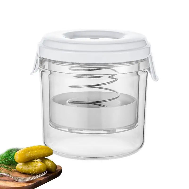 

Pickle Jar Food Containers Sealed Jar Mason Jars With Lid Air Tight Food storage Container Leakproof Kitchen Pickle Storage