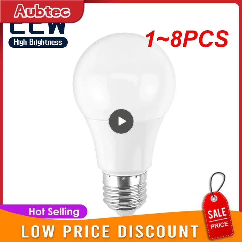 

1~8PCS lot LED Bulb E27 E14 20W 18W 15W 12W 9W 6W 3W Lampada LED Light 220V Bombilla Spotlight Lighting Cold/Warm White Lamp