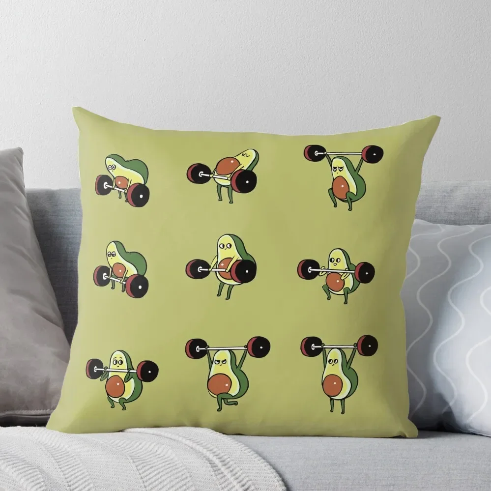 

LIFTING Avocado Throw Pillow Pillowcases For Pillows Decorative pillow case anime girl