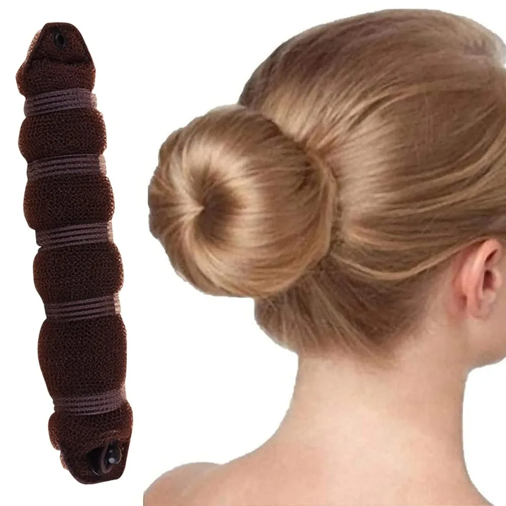 

DIY Donut Hair Curler Fashion Easy Durable Donut Bun Maker Hairstyle Hair Accessories Hair Tool Women