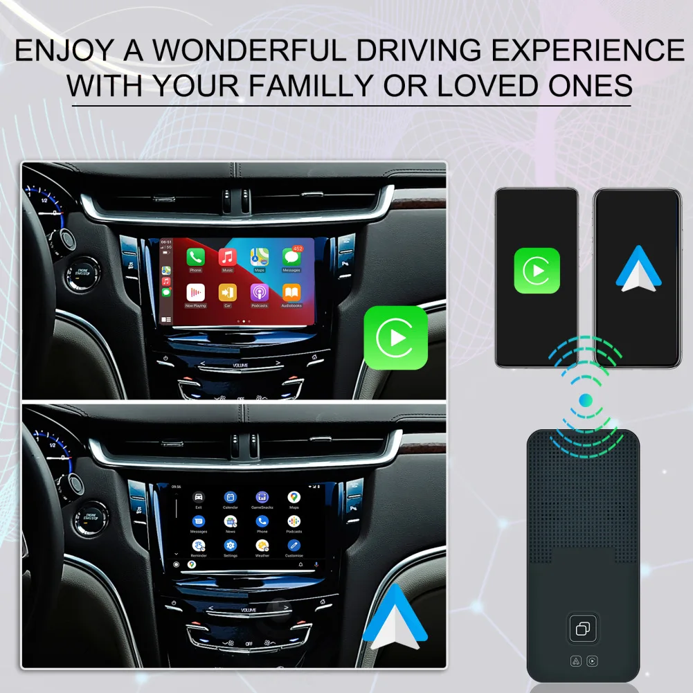 1 шт. беспроводной адаптер, совместимый с Carplay Android, автоматическое управление проводом к беспроводному внешнему модулю, адаптер с низкой задержкой, Прямая поставка
1 шт. беспроводной адаптер, совместимый с Carplay Android, автоматическое управление проводом к беспроводному внешнему модулю, адаптер с низкой задержкой, Прямая поставка