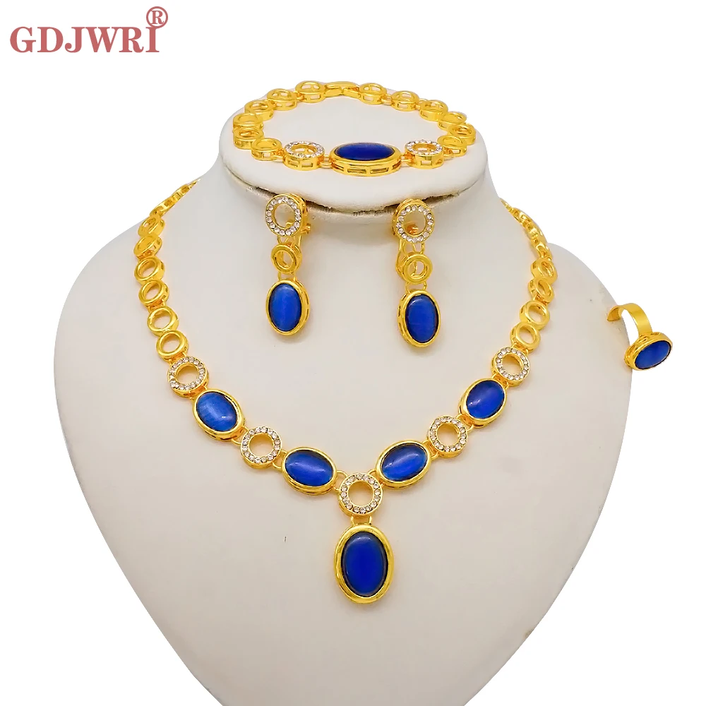 Luxury Gold Color Double Layered Necklace Jewelry Sets For Women African Water Drop Crystal Jewellery Indian Set Gifts 28 Mallzona Sc549e64682b545dea82a3ef10e4ab32aU Luxury Gold Color Double Layered Necklace Jewelry Sets For Women African Water Drop Crystal Jewellery Indian Set Gifts Mallzona