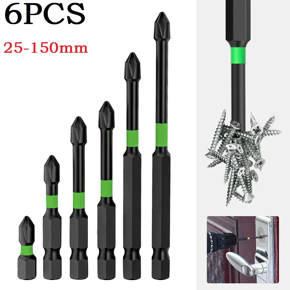 6PCS PH2 Magnetic Batch Head Cross Screwdriver Alloy Steel Phosphating Antirust Drill Bit For Impact Screwdrivers Hand Tools
6PCS PH2 Magnetic Batch Head Cross Screwdriver Alloy Steel Phosphating Antirust Drill Bit For Impact Screwdrivers Hand Tools