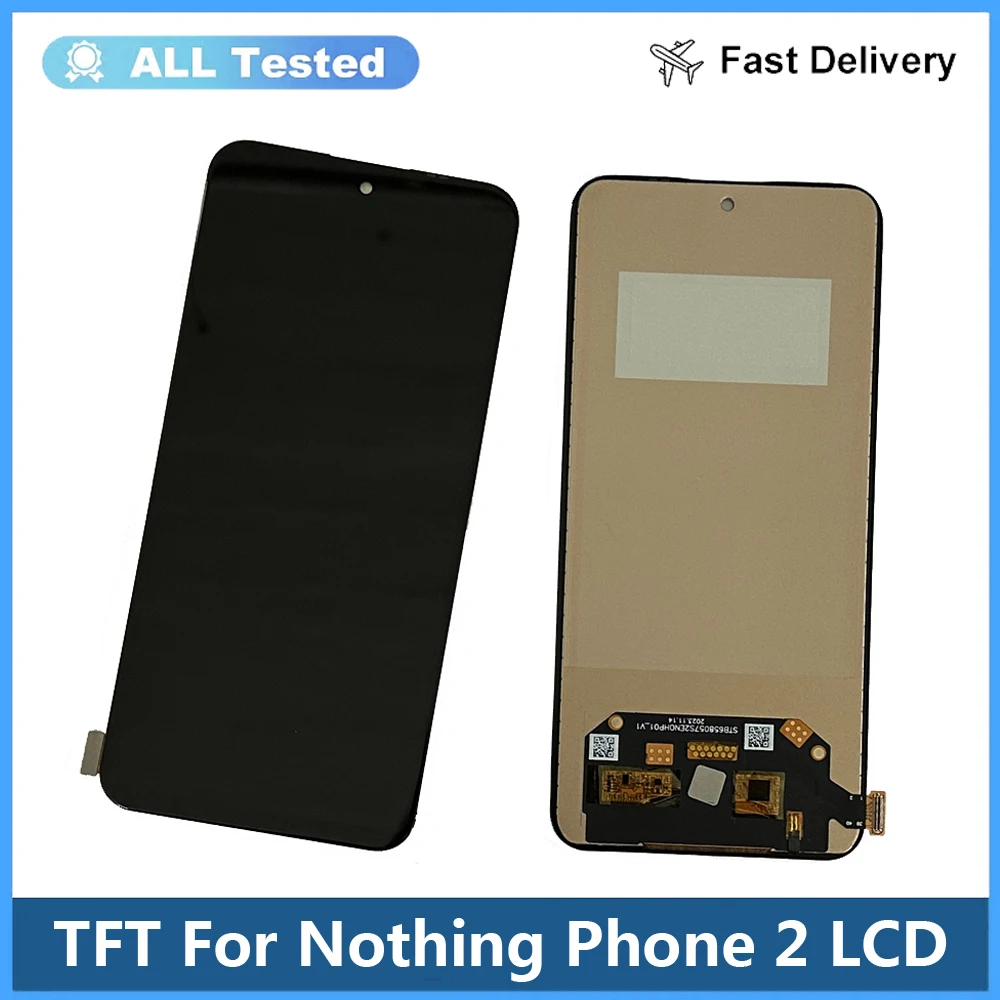 

6.7" TFT LCD Display For Nothing Phone2 LCD With Sensor Touch Panel Screen Digitizer Assembly For Nothing Phone2 Phone 2 LCD