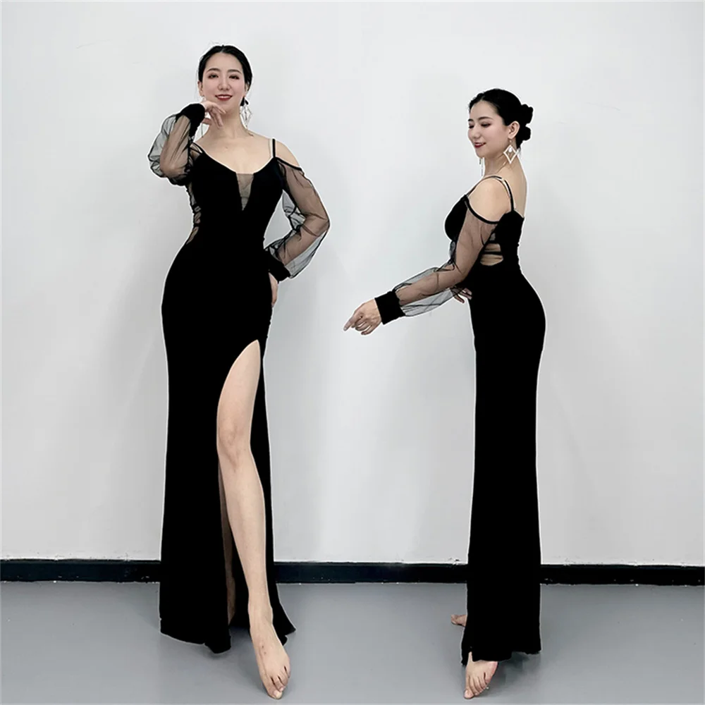 Тренировочный костюм для танцев живота 2023 Modal Muse Сексуальные тонкие сетки фонари рукава ремонт без бретелек дамское платье живот
Тренировочный костюм для танцев живота 2023 Modal Muse Сексуальные тонкие сетки фонари рукава ремонт без бретелек дамское платье живот