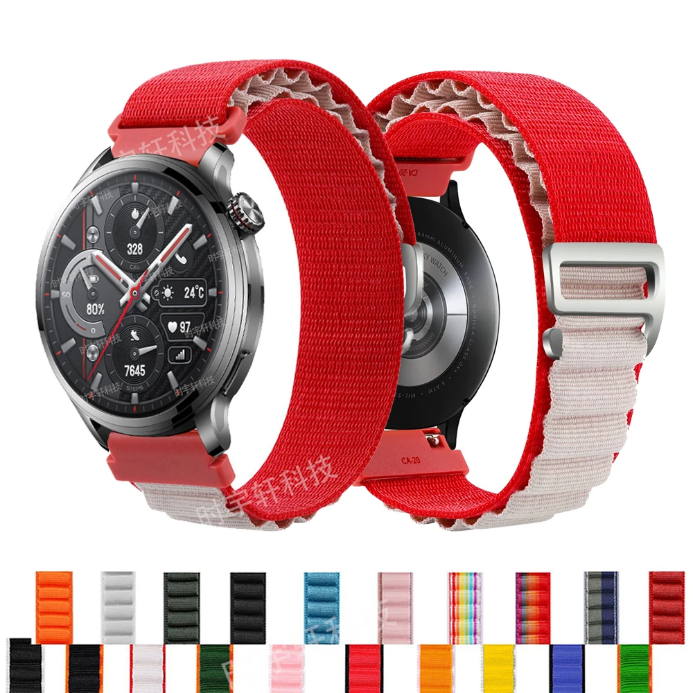 Ремешок нейлоновый для смарт-часов Honor Watch 4 Pro, сменный спортивный браслет для Honor Watch GS Pro/GS 3/Magic 2 46 мм, 22 мм 
Ремешок нейлоновый для смарт-часов Honor Watch 4 Pro, сменный спортивный браслет для Honor Watch GS Pro/GS 3/Magic 2 46 мм, 22 мм