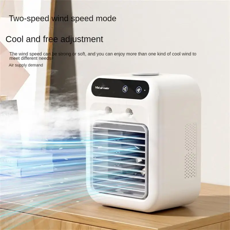 

Портативный охлаждающий вентилятор, Белый Высококачественный удобный эффективный быстрое охлаждение, летний Холодильный инструмент, мини-вентилятор кондиционера