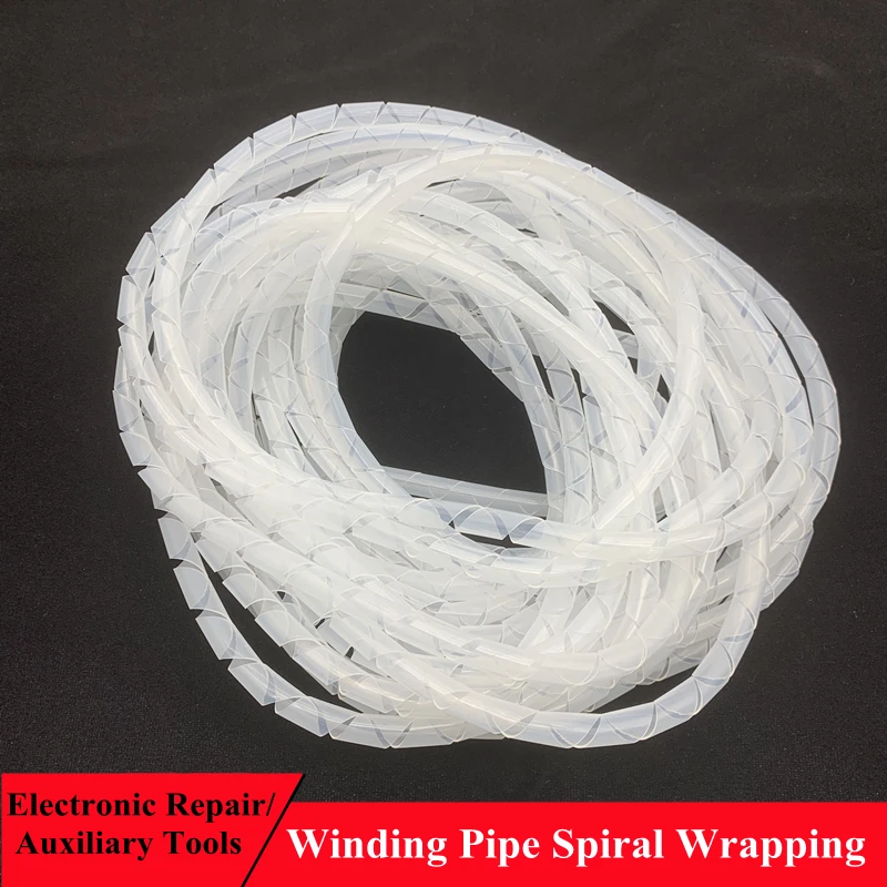 Winding Pipe Spiral Wrapping 4-30mm Wire Wrap Organzier Cable Sleeve Sheath Tube Protection PE Computer Line Bundle Mangement
Winding Pipe Spiral Wrapping 4-30mm Wire Wrap Organzier Cable Sleeve Sheath Tube Protection PE Computer Line Bundle Mangement