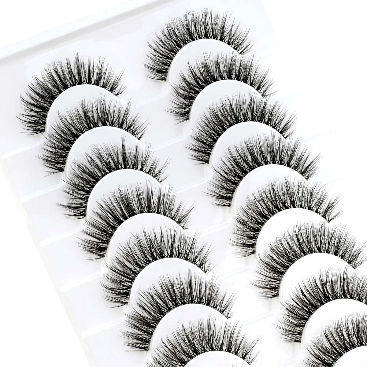 Lanjinglin 3/10 pairs 3D Mink Lashes Faux Mink Fluffy Lash Soft Full Thick Wispy Eyelash Dramatic False Eyelashes Makeup 7 Sc55189b5f37343c4a4cf41bf00f41ff4J