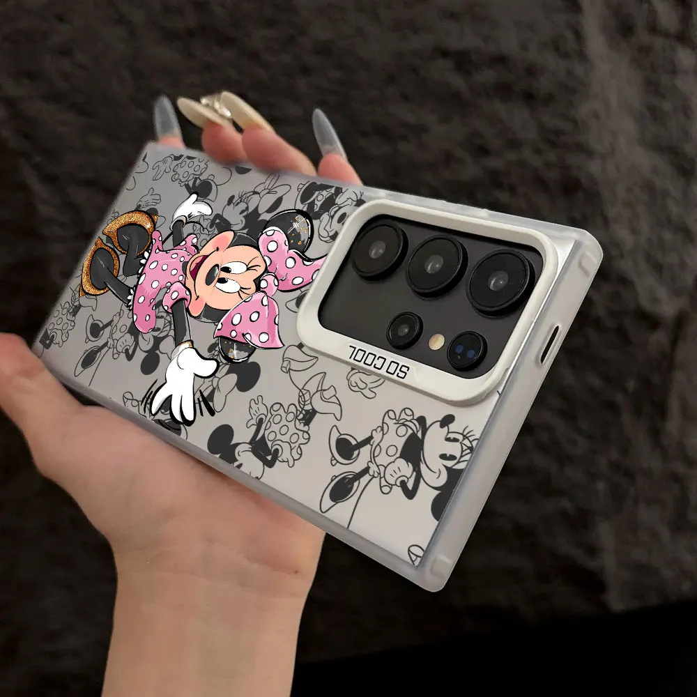 S25 Case For Samsung S25 S24 Ultra Carcasa For Galaxy S23 S22 S21 FE S20 Ultra Plus Disneys Minnie Mouse Shockproof Phone Cover S25 Case For Samsung S25 S24 Ultra Carcasa For Galaxy S23 S22 S21 FE S20 Ultra Plus Disneys Minnie Mouse Shockproof Phone Cover