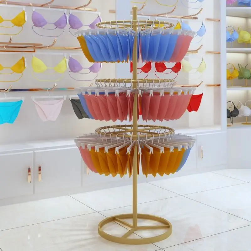 Modern Rotating Underwear Display Rack Clothes Store Metal Iron Art Hangers Bra Shorts Underpant Socks Goods Shelf Storage Show
Modern Rotating Underwear Display Rack Clothes Store Metal Iron Art Hangers Bra Shorts Underpant Socks Goods Shelf Storage Show