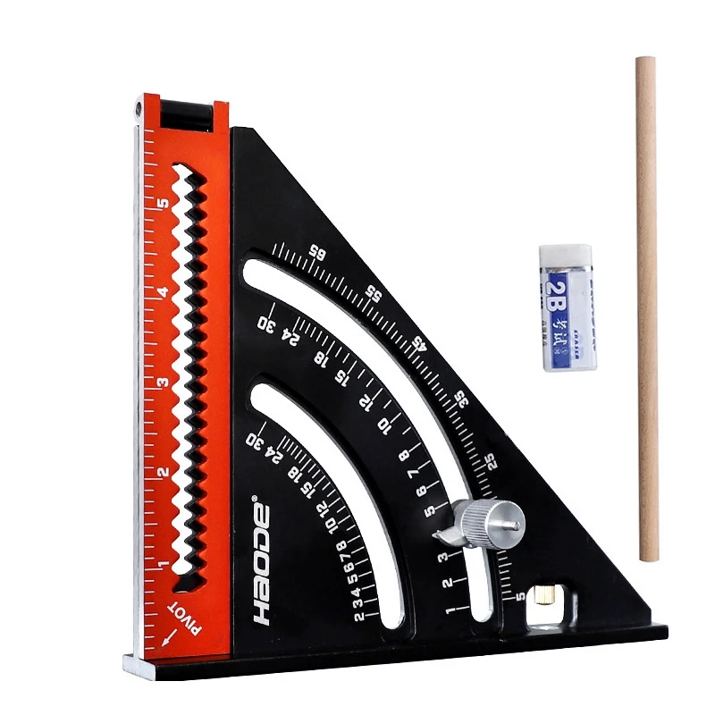 Multi Angle Measuring Ruler, Adjustable Positioning Angle Extendable Layout Tools Woodworking Triple-Cornered Ruler
Multi Angle Measuring Ruler, Adjustable Positioning Angle Extendable Layout Tools Woodworking Triple-Cornered Ruler