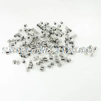 

100pcs 6 x 30mm Low Breaking Fast Blow Glass Tube Fuses 250V 8A