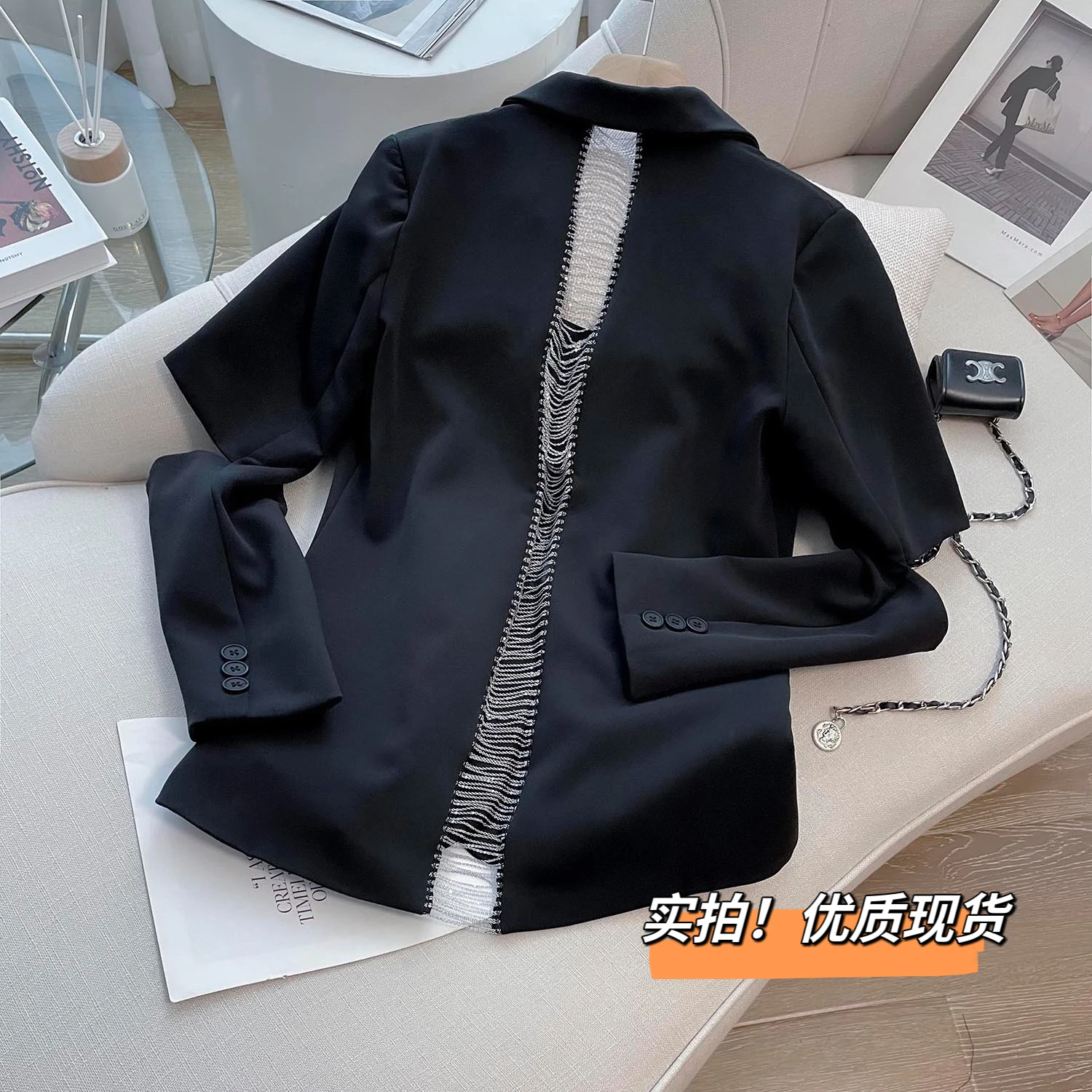 2023 Sexy hollow out sleeve blazer dress Women vintage ladies jackets and coats blazer with strings
2023 Sexy hollow out sleeve blazer dress Women vintage ladies jackets and coats blazer with strings