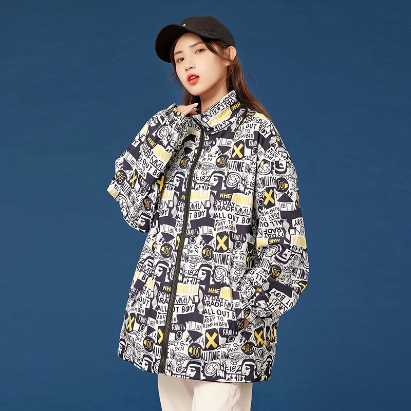 2023 Autumn New Coat For Women Wear On Both Sides Korean Version Loose Versatile Commute Printing Zipper Lapel Free Shipping
2023 Autumn New Coat For Women Wear On Both Sides Korean Version Loose Versatile Commute Printing Zipper Lapel Free Shipping