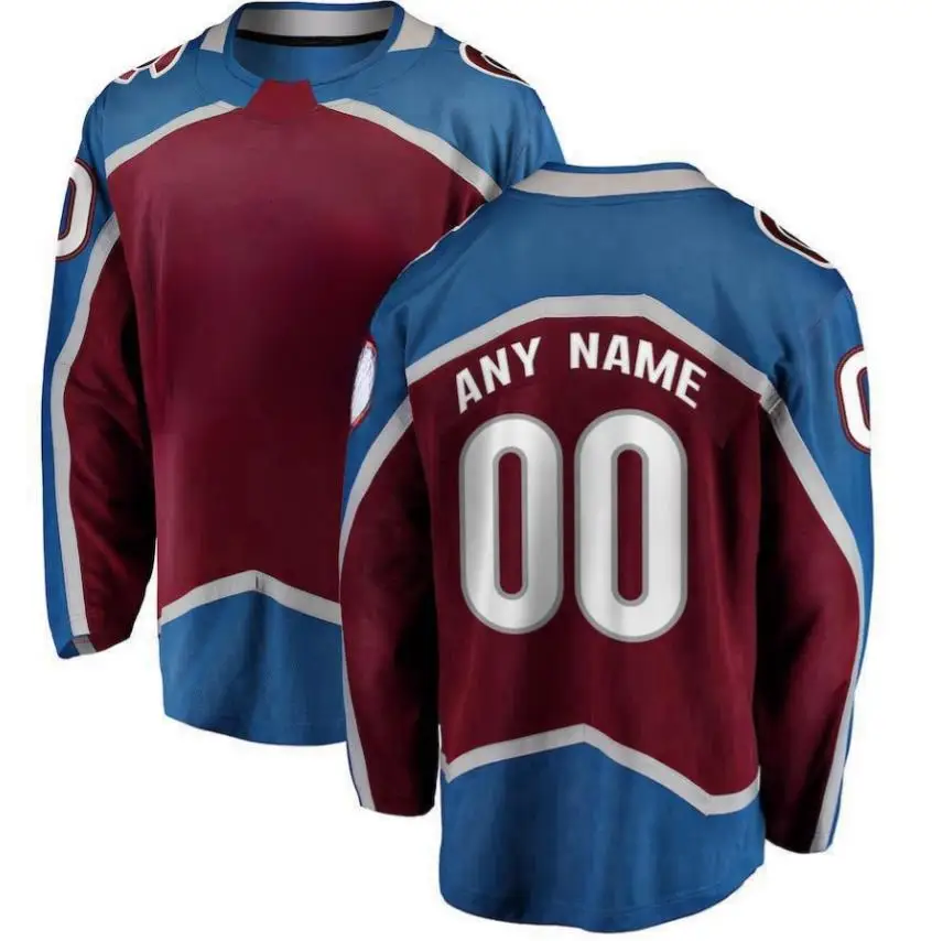 

Wholesale Stitched Colorado Ice Hockey Jersey Red Name No. 96 Mikko Rantanen 29 Nathan MacKinnon High Quality