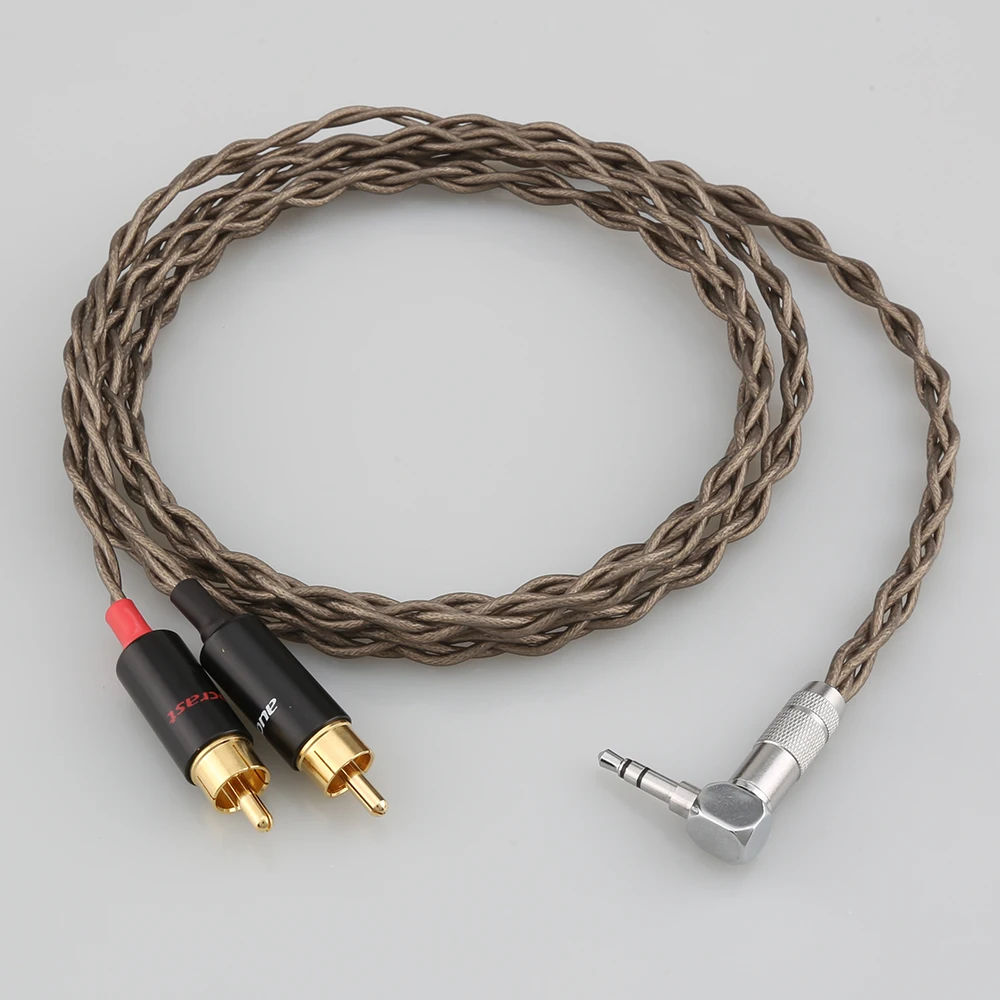HIFI Nordost ODIN 2 audiophile silver aux 3.5mm headset plug to 2rca jack Audio signal line Computer and audio connection cable
HIFI Nordost ODIN 2 audiophile silver aux 3.5mm headset plug to 2rca jack Audio signal line Computer and audio connection cable