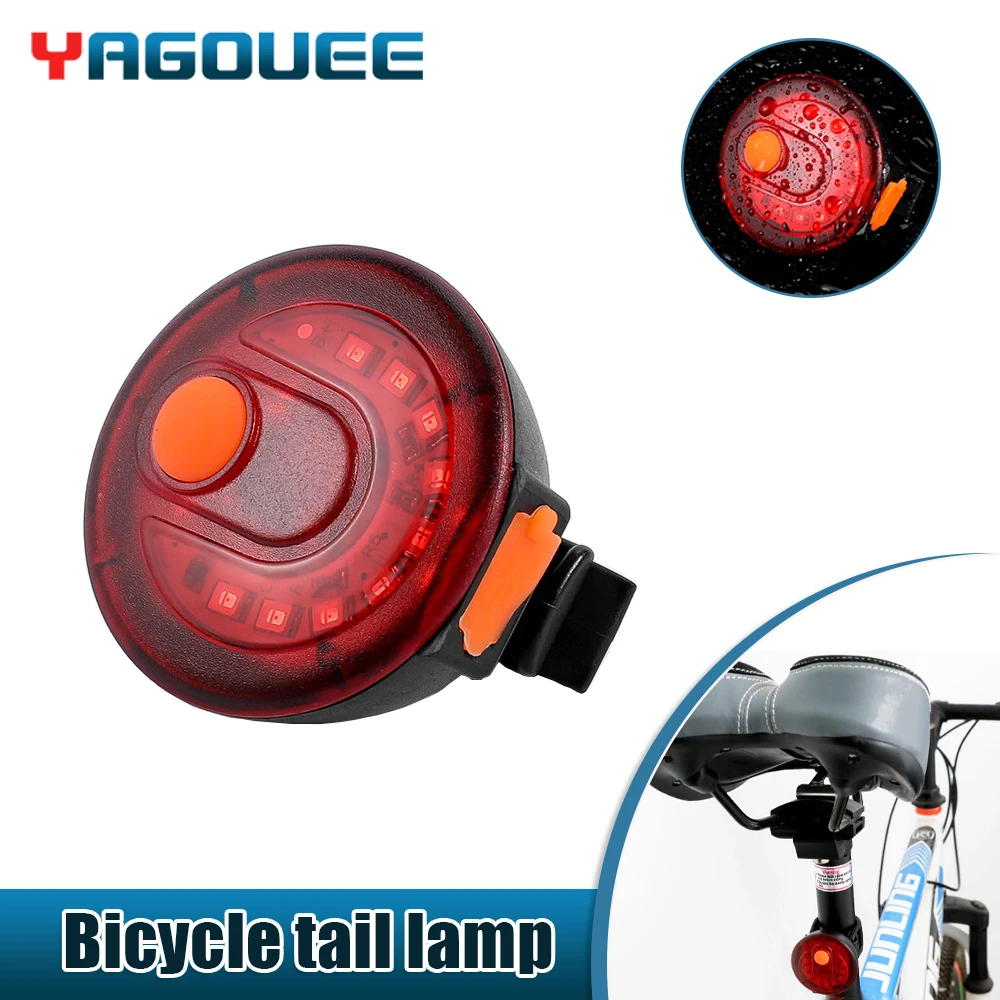 

5 Lighting Modes USB Bicycle Light Bike Cycling Lights Waterproof Rechargable 500mah Flashlight For Bicycle Seatpost Taillight