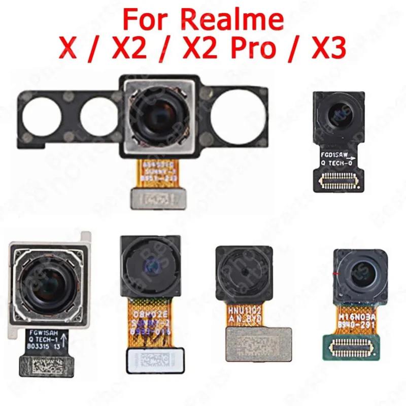 

Камера заднего вида для Realme X X2 Pro X3, модуль камеры заднего вида для селфи, оригинальный гибкий кабель, запасные части