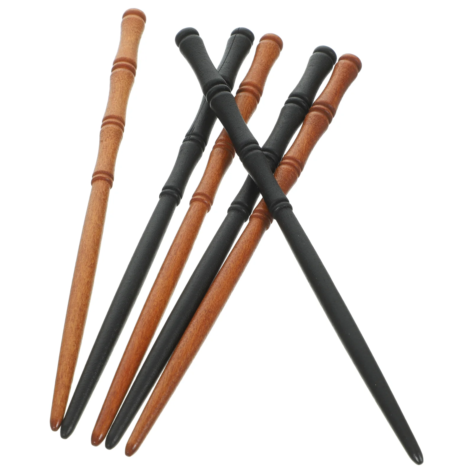 

Wooden Hair Chopsticks Japanese Chopstick Chinese Handmade Pencil Retro Pins Barrettes Long Horn Fork Women Bun Maker