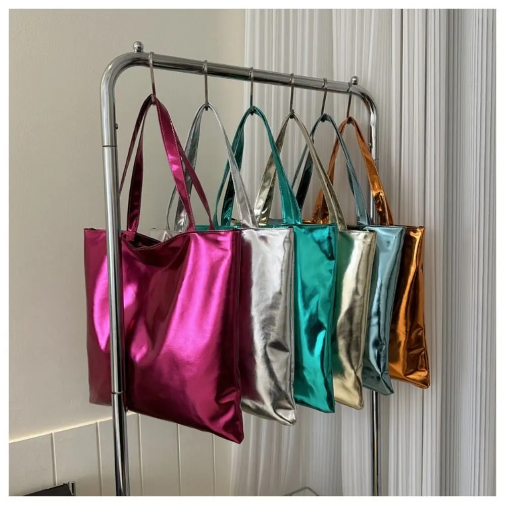 6Colors Glossy Tote Bags 2023 Luxury Solid Color Shoulder Bag Large Capacity PU Shiny Casual Handbags
6Colors Glossy Tote Bags 2023 Luxury Solid Color Shoulder Bag Large Capacity PU Shiny Casual Handbags