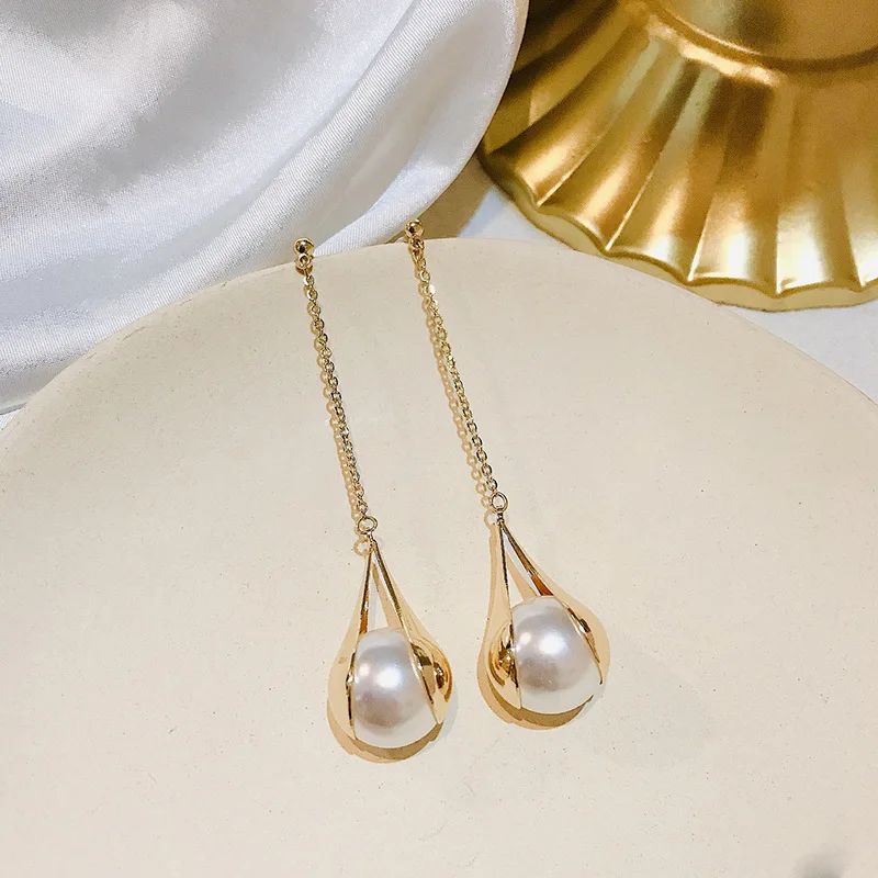Korean Fashion Long Dangle Imitation Pearl Drop Earrings for Women Wedding Party Vintage Golden Color Plated Statement Jewelry 3 Mallzona Sc55c03add3504e7897aef68ad59400cbe Korean Fashion Long Dangle Imitation Pearl Drop Earrings for Women Wedding Party Vintage Golden Color Plated Statement Jewelry Mallzona
