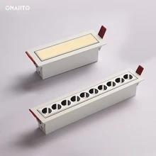 Long Spotlights Grille lights Recessed Ceiling Spotlight LED Downlight Square Ceiling Lamps Built-in Lamp Lattice Lights 85-265V
Long Spotlights Grille lights Recessed Ceiling Spotlight LED Downlight Square Ceiling Lamps Built-in Lamp Lattice Lights 85-265V