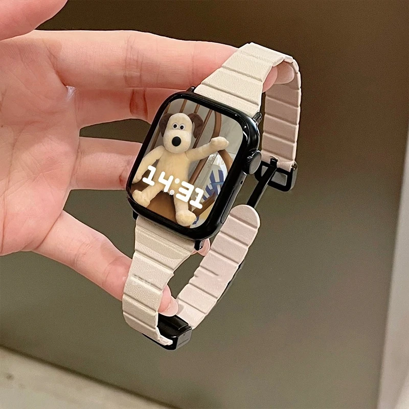 Кожаный магнитный ремешок для Apple Watch Band Ultra, браслет для iWatch Series 9 8 7 6 5 4 se, 45 мм 41 мм 49 мм 42 мм 40 мм 38 мм
Кожаный магнитный ремешок для Apple Watch Band Ultra, браслет для iWatch Series 9 8 7 6 5 4 se, 45 мм 41 мм 49 мм 42 мм 40 мм 38 мм