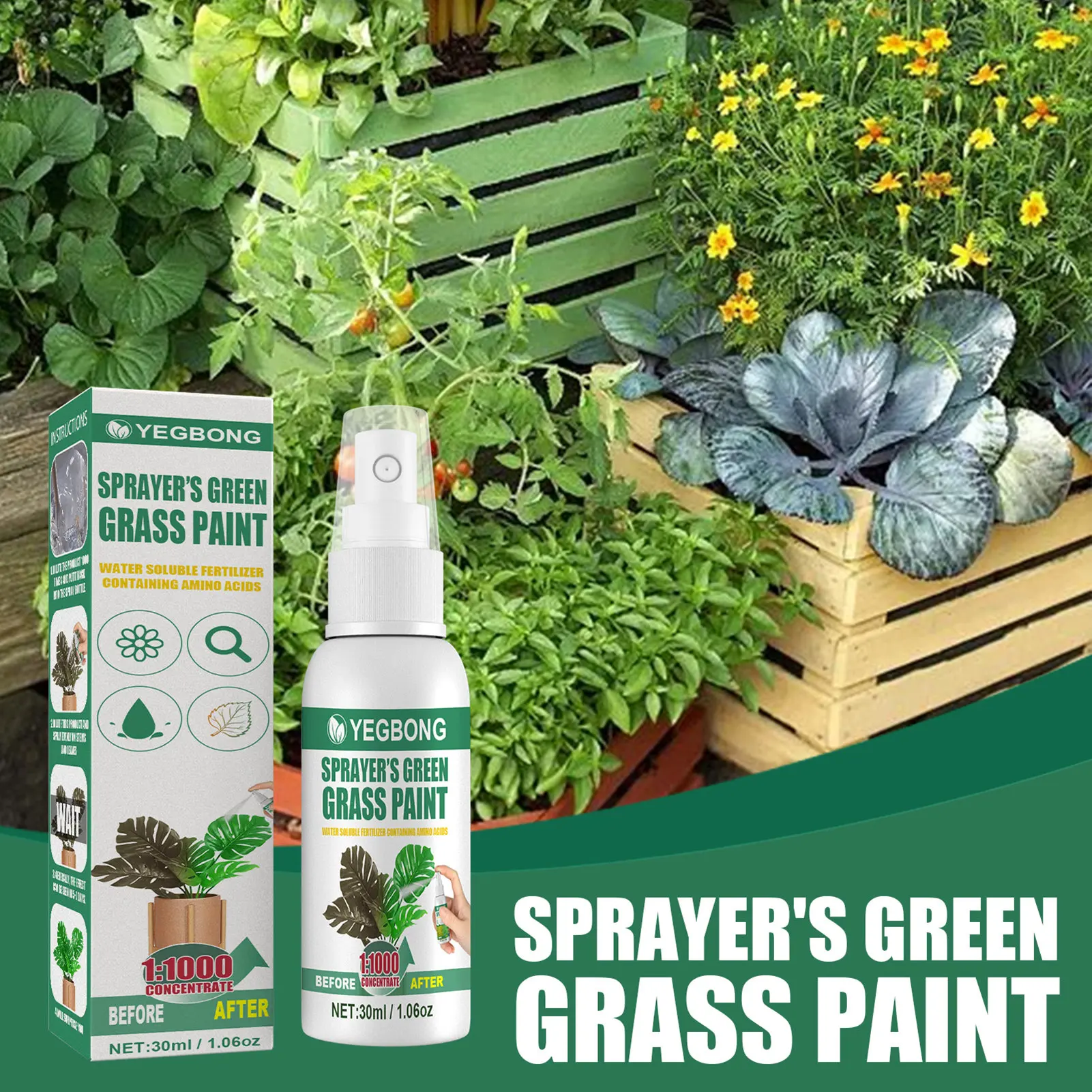 Lawn Paint Green Spray Lawn Food Liquid Solution Spray Green Lawn Spray Paint For Lawn Turf Grass Food For Green Lawn Fertilizer
Lawn Paint Green Spray Lawn Food Liquid Solution Spray Green Lawn Spray Paint For Lawn Turf Grass Food For Green Lawn Fertilizer