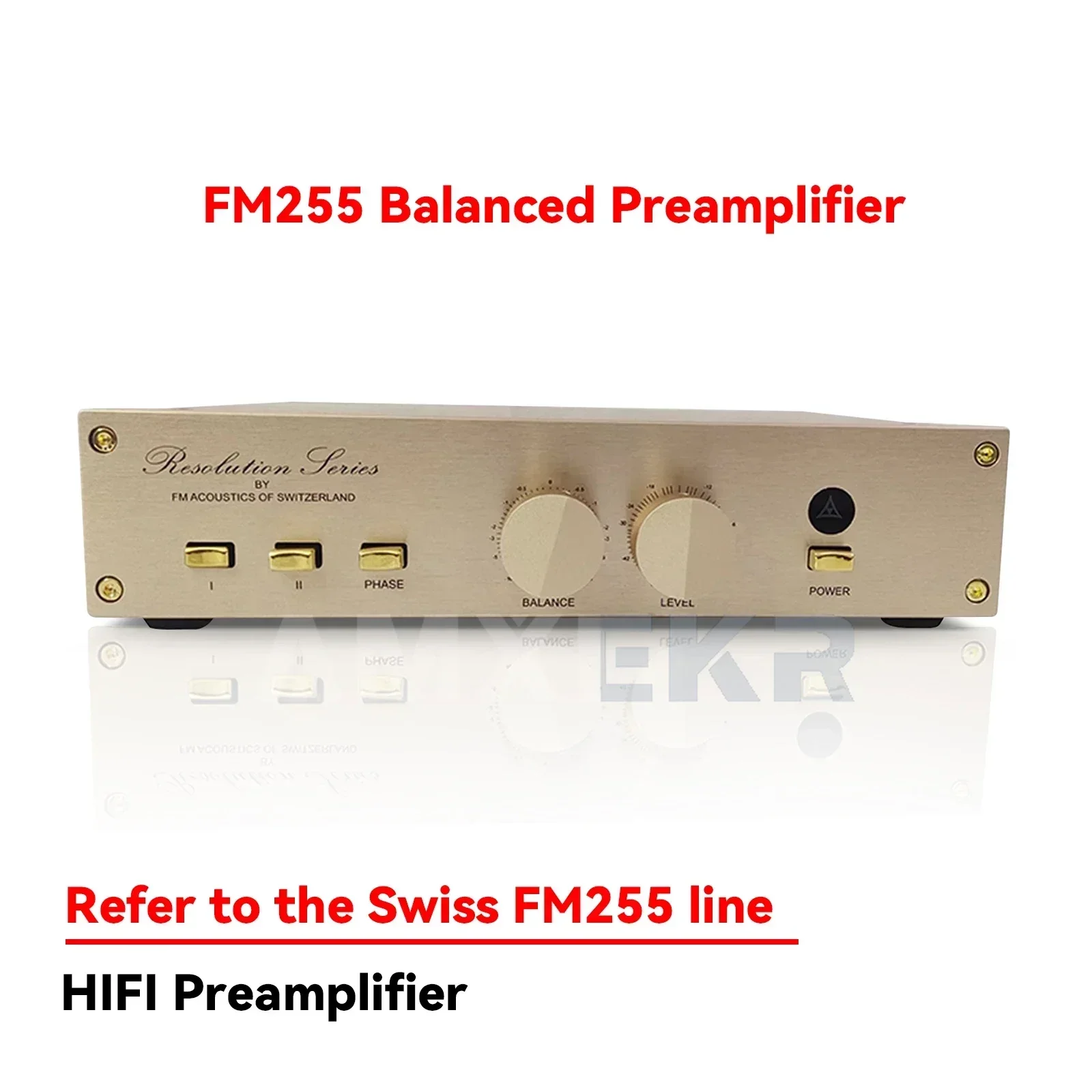 AMXEKR Reference FM255 Class A Preamplifier RCA Balanced XLR HIFI Preamplifier for Amplifier Audio
AMXEKR Reference FM255 Class A Preamplifier RCA Balanced XLR HIFI Preamplifier for Amplifier Audio