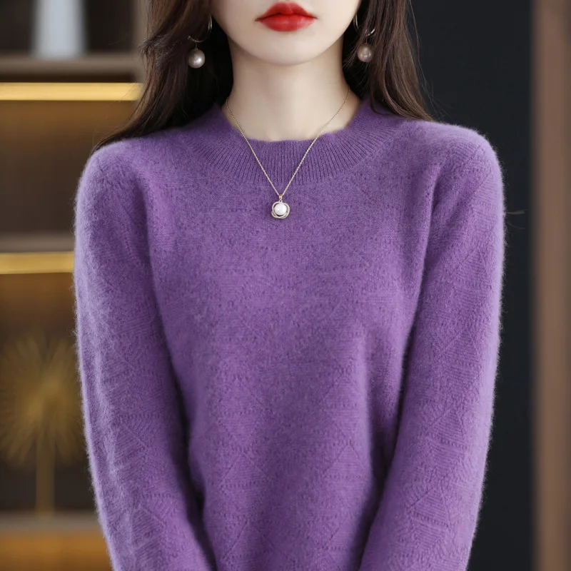 Autumn Winter New Women's Sweater Green Pullover Wool Sweater Warm And Soft Round Neck Pullover Sweater Women's Sweater Loose
Autumn Winter New Women's Sweater Green Pullover Wool Sweater Warm And Soft Round Neck Pullover Sweater Women's Sweater Loose