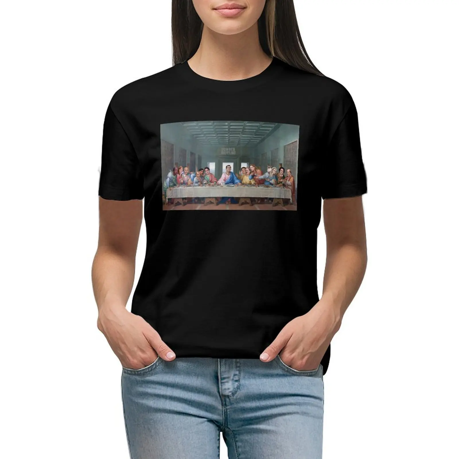 The Last Supper Office Edition T-shirt korean fashion Aesthetic clothing cotton t shirts Women
The Last Supper Office Edition T-shirt korean fashion Aesthetic clothing cotton t shirts Women