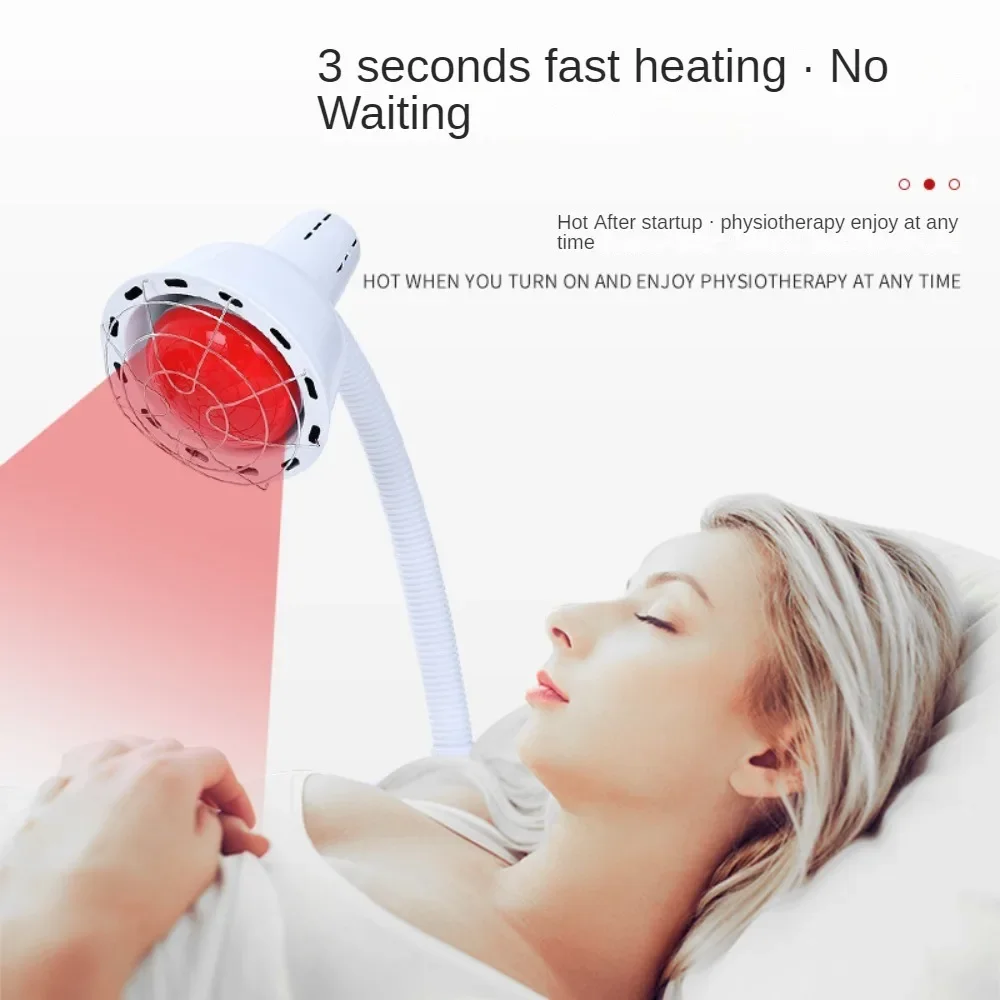 

Desktop Infrared Light Baking Lamp,275W Near Red Infrared Heat Lamp With Timer for Body Relieve Joint Pain and Muscle Aches